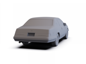 GAZ 12 Zim 1950 PRE-SUPPORTED Modèle 3D