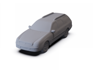 GAZ 12 Zim 1950 PRE-SUPPORTED Modèle 3D