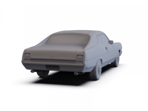 GAZ 12 Zim 1950 PRE-SUPPORTED Modèle 3D