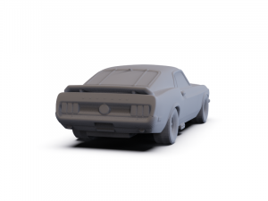 GAZ 12 Zim 1950 PRE-SUPPORTED Modèle 3D