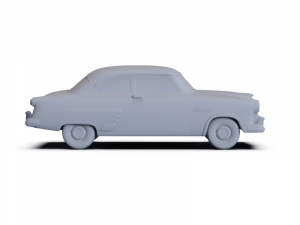 GAZ 12 Zim 1950 PRE-SUPPORTED Modèle 3D