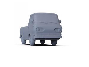 GAZ 12 Zim 1950 PRE-SUPPORTED Modèle 3D
