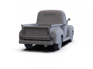 GAZ 12 Zim 1950 PRE-SUPPORTED Modèle 3D