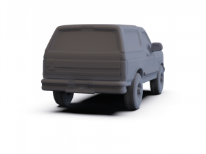 GAZ 12 Zim 1950 PRE-SUPPORTED Modèle 3D