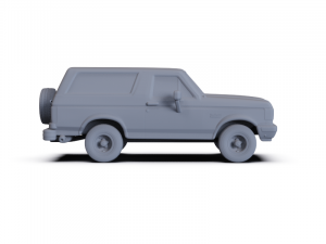 GAZ 12 Zim 1950 PRE-SUPPORTED Modèle 3D
