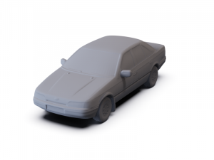 GAZ 12 Zim 1950 PRE-SUPPORTED Modèle 3D