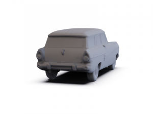 GAZ 12 Zim 1950 PRE-SUPPORTED Modèle 3D
