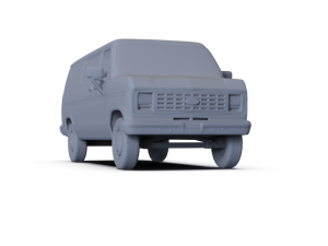 GAZ 12 Zim 1950 PRE-SUPPORTED Modèle 3D