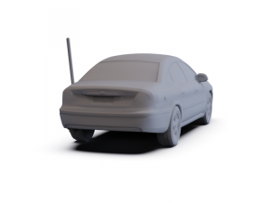 GAZ 12 Zim 1950 PRE-SUPPORTED Modèle 3D