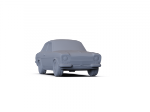 GAZ 12 Zim 1950 PRE-SUPPORTED Modèle 3D