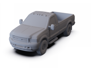 GAZ 12 Zim 1950 PRE-SUPPORTED Modèle 3D