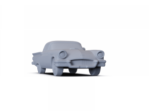 GAZ 12 Zim 1950 PRE-SUPPORTED Modèle 3D