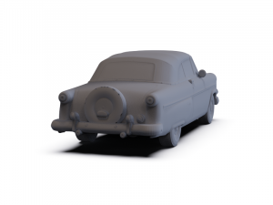GAZ 12 Zim 1950 PRE-SUPPORTED Modèle 3D