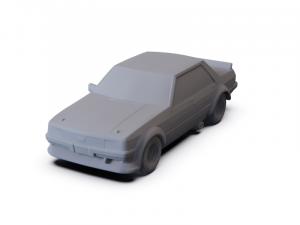 GAZ 12 Zim 1950 PRE-SUPPORTED Modèle 3D