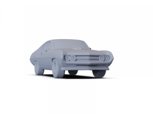 GAZ 12 Zim 1950 PRE-SUPPORTED Modèle 3D