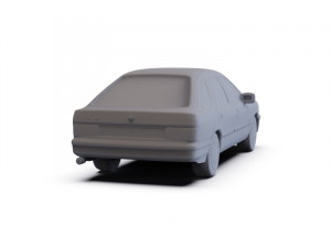 GAZ 12 Zim 1950 PRE-SUPPORTED Modèle 3D