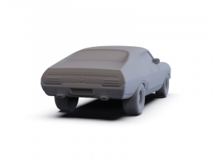 GAZ 12 Zim 1950 PRE-SUPPORTED Modèle 3D