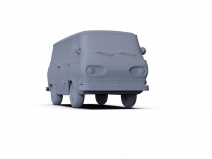 GAZ 12 Zim 1950 PRE-SUPPORTED Modèle 3D