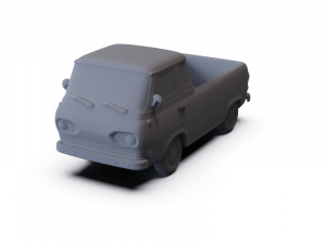 GAZ 12 Zim 1950 PRE-SUPPORTED Modèle 3D