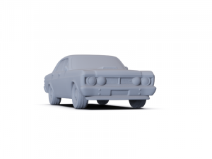 GAZ 12 Zim 1950 PRE-SUPPORTED Modèle 3D