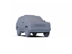 GAZ 12 Zim 1950 PRE-SUPPORTED Modèle 3D