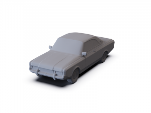 GAZ 12 Zim 1950 PRE-SUPPORTED Modèle 3D