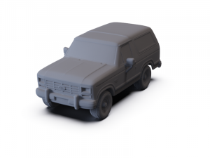 GAZ 12 Zim 1950 PRE-SUPPORTED Modèle 3D