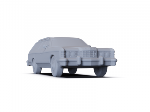 GAZ 12 Zim 1950 PRE-SUPPORTED Modèle 3D
