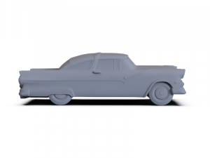 GAZ 12 Zim 1950 PRE-SUPPORTED Modèle 3D