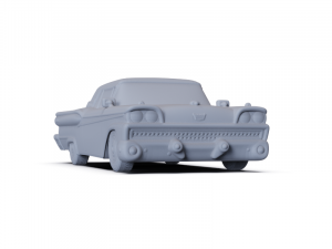 GAZ 12 Zim 1950 PRE-SUPPORTED Modèle 3D