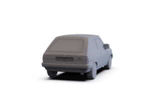 GAZ 12 Zim 1950 PRE-SUPPORTED Modèle 3D
