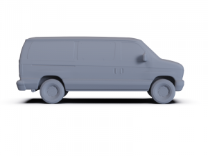 GAZ 12 Zim 1950 PRE-SUPPORTED Modèle 3D