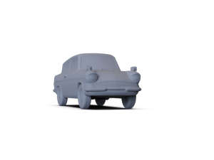GAZ 12 Zim 1950 PRE-SUPPORTED Modèle 3D