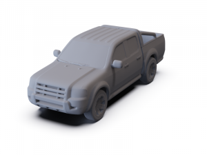 GAZ 12 Zim 1950 PRE-SUPPORTED Modèle 3D