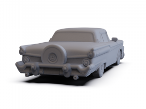 GAZ 12 Zim 1950 PRE-SUPPORTED Modèle 3D