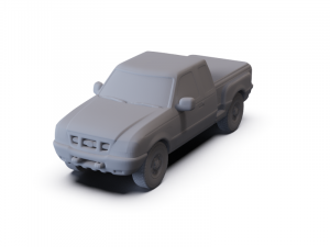 GAZ 12 Zim 1950 PRE-SUPPORTED Modèle 3D