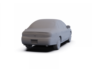 GAZ 12 Zim 1950 PRE-SUPPORTED Modèle 3D
