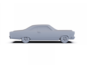 GAZ 12 Zim 1950 PRE-SUPPORTED Modèle 3D