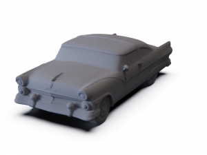 GAZ 12 Zim 1950 PRE-SUPPORTED Modèle 3D
