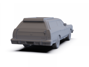 GAZ 12 Zim 1950 PRE-SUPPORTED Modèle 3D