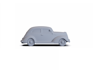 GAZ 12 Zim 1950 PRE-SUPPORTED Modèle 3D