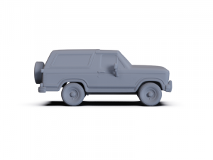 GAZ 12 Zim 1950 PRE-SUPPORTED Modèle 3D