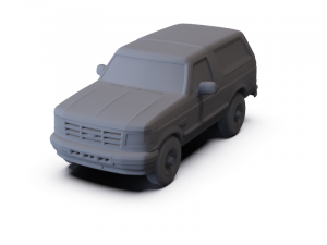 GAZ 12 Zim 1950 PRE-SUPPORTED Modèle 3D