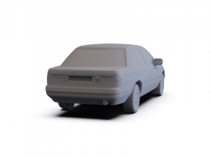 GAZ 12 Zim 1950 PRE-SUPPORTED Modèle 3D