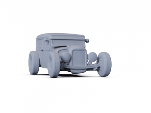 GAZ 12 Zim 1950 PRE-SUPPORTED Modèle 3D