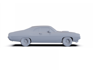 GAZ 12 Zim 1950 PRE-SUPPORTED Modèle 3D