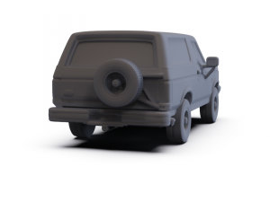 GAZ 12 Zim 1950 PRE-SUPPORTED Modèle 3D