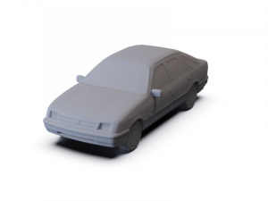 GAZ 12 Zim 1950 PRE-SUPPORTED Modèle 3D