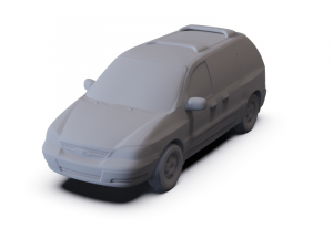 GAZ 12 Zim 1950 PRE-SUPPORTED Modèle 3D