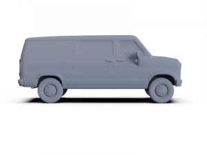 GAZ 12 Zim 1950 PRE-SUPPORTED Modèle 3D